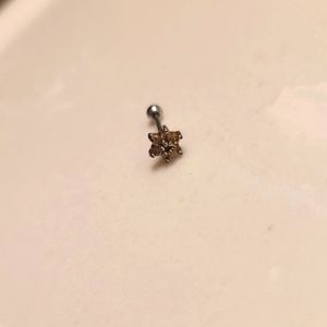 Flower cartilage earring